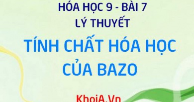 Tính chất hóa học của bazơ: Bazơ tan, Bazơ không tan - Lý thuyết Hóa 9 bài 7